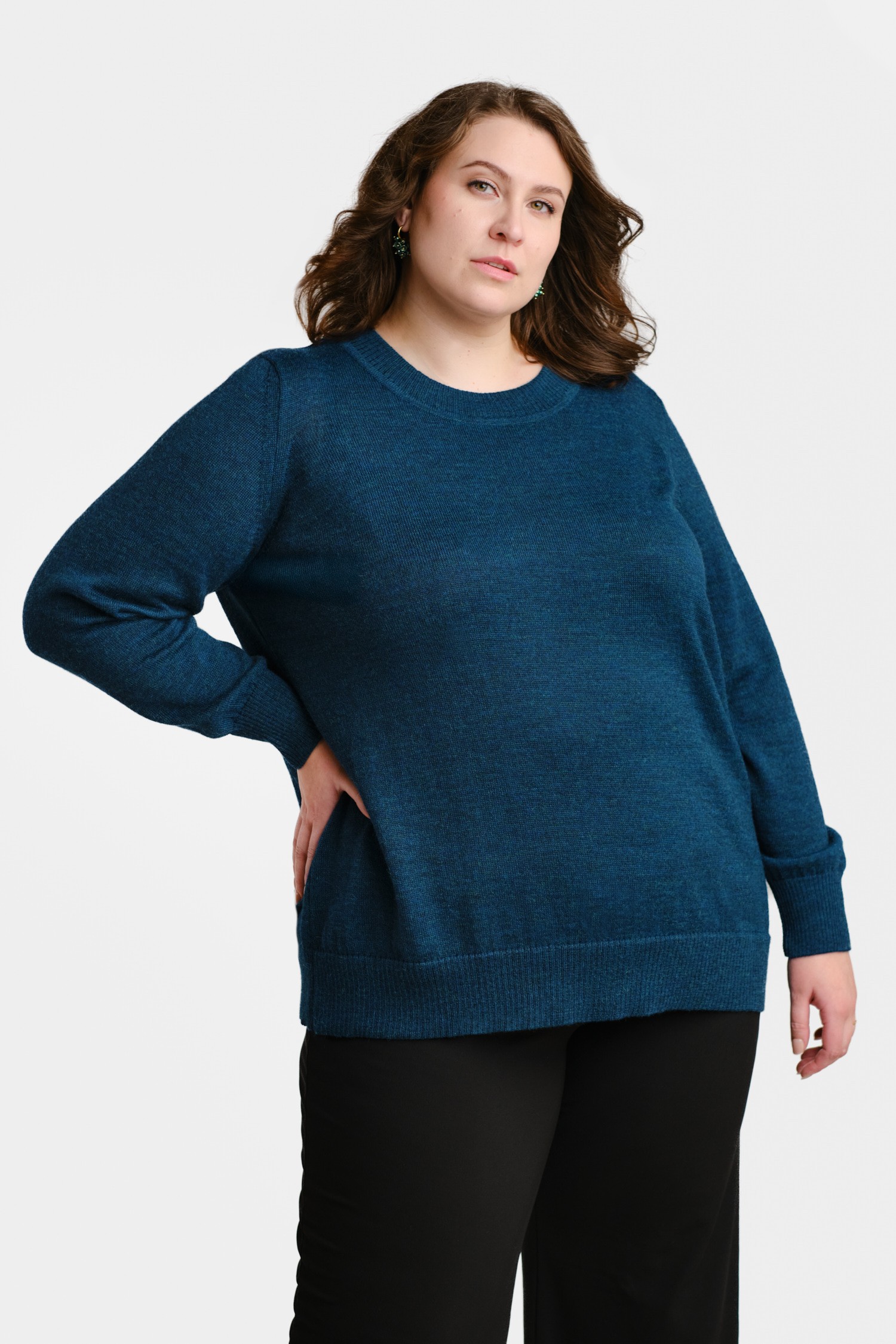 Dialogue-sweater, petrol - Image 2