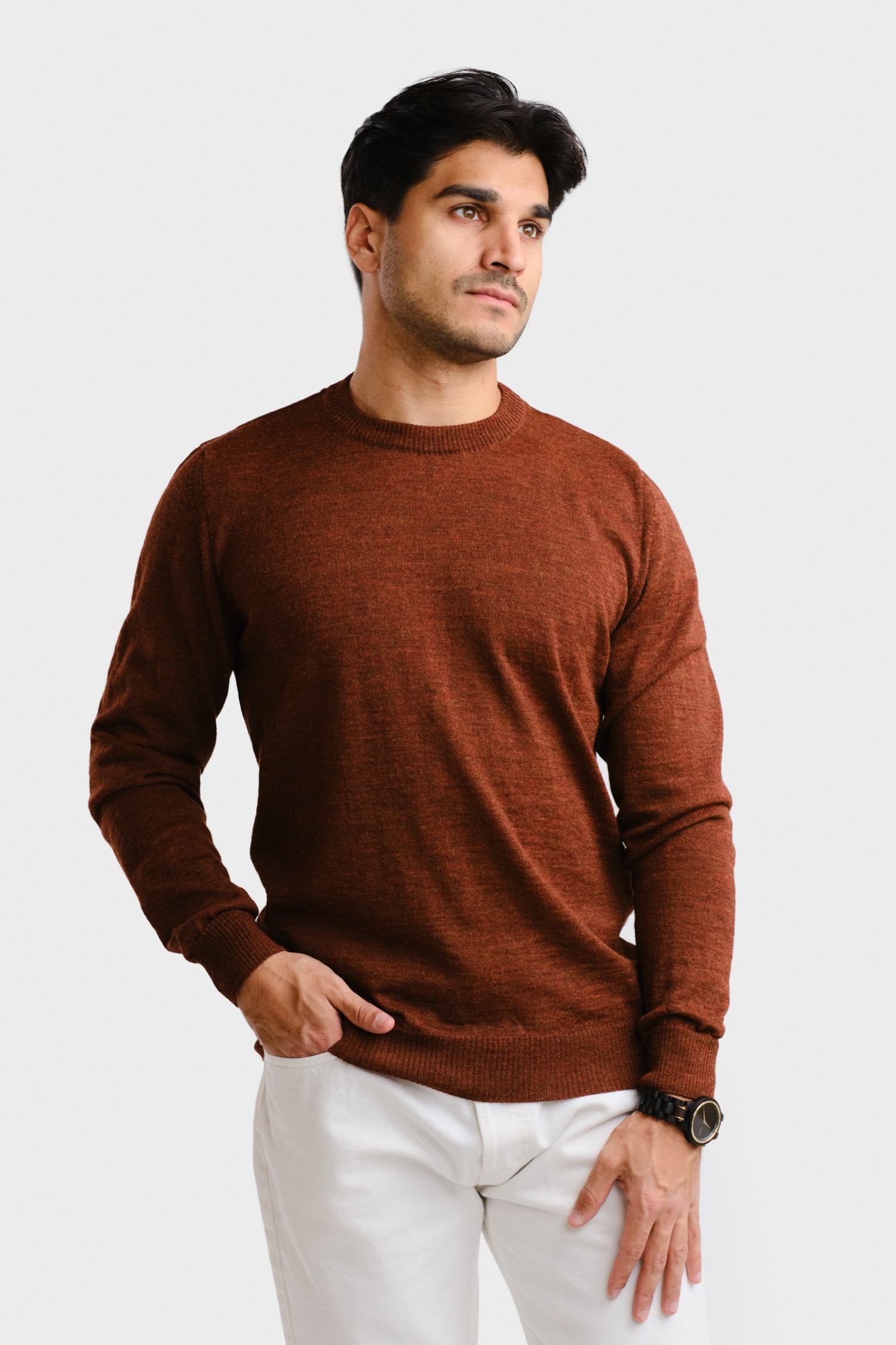 ELEMENT knit sweater, mahogany - Image 2