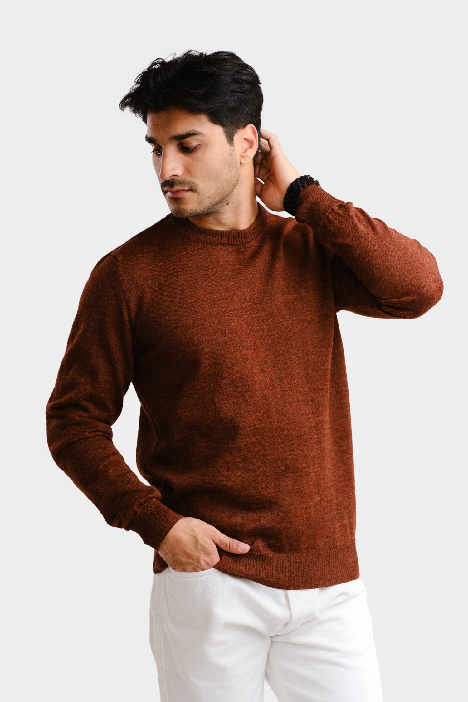 ELEMENT knit sweater, mahogany