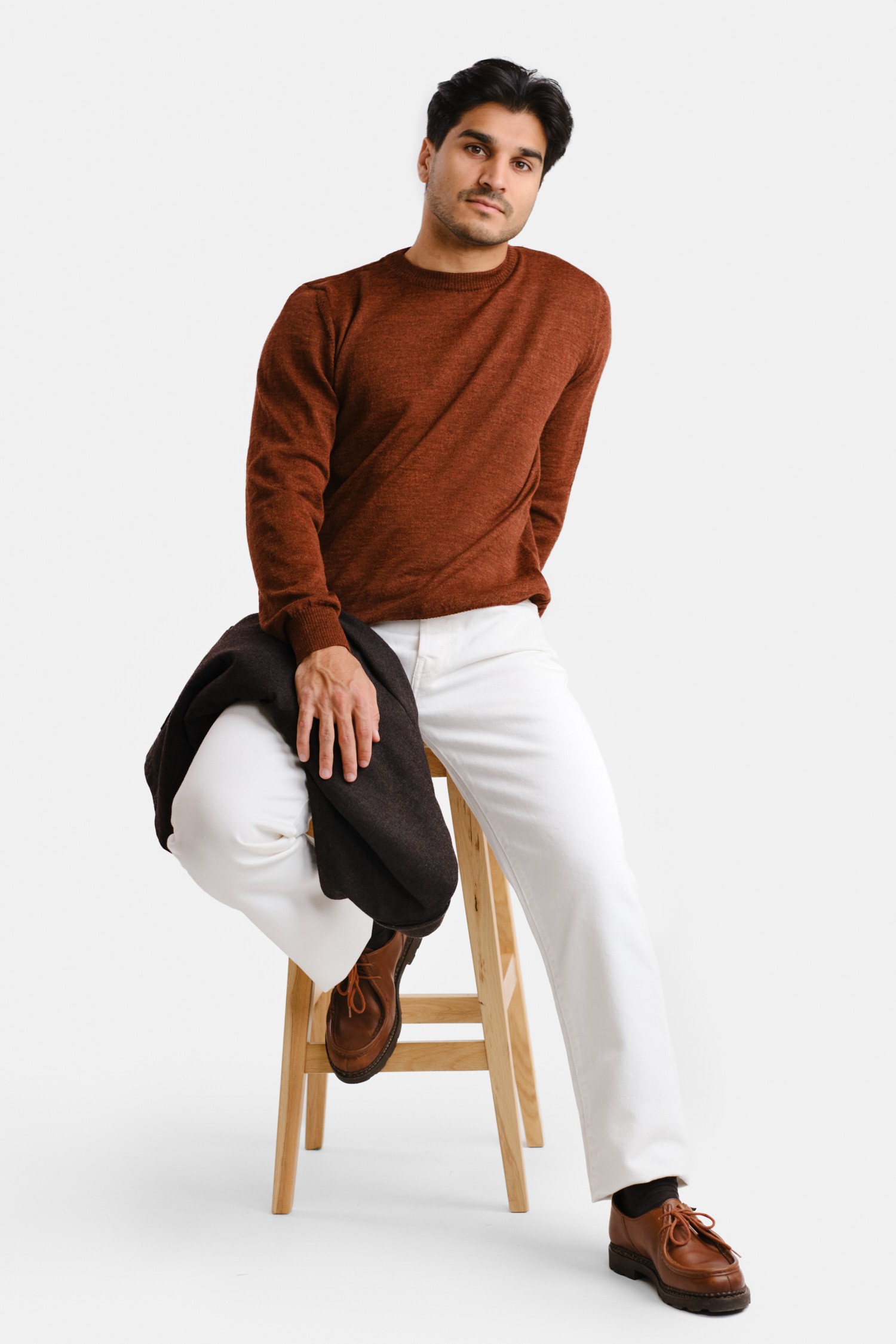ELEMENT knit sweater, mahogany - Image 3