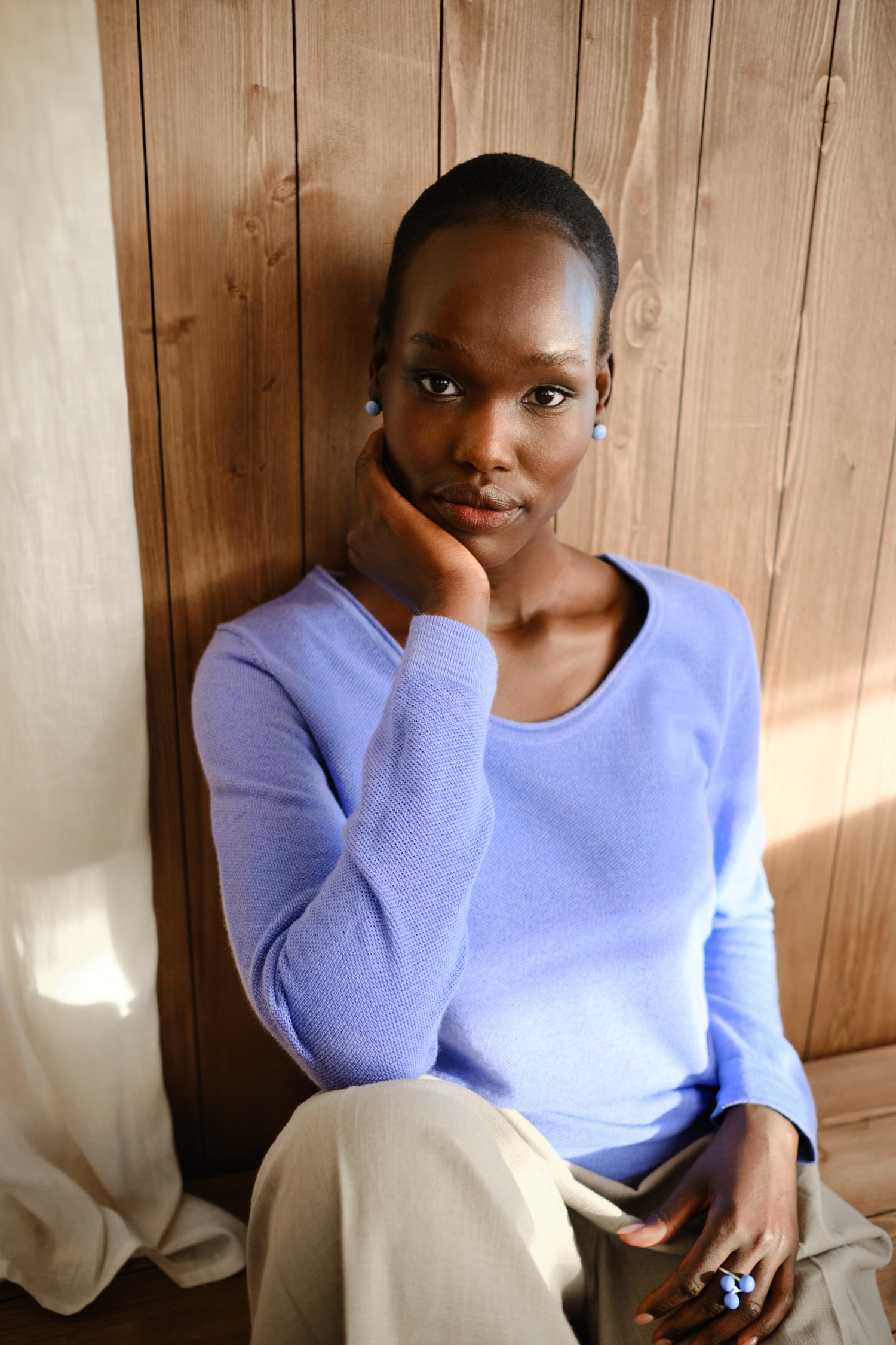 MELODY jumper, bluebell