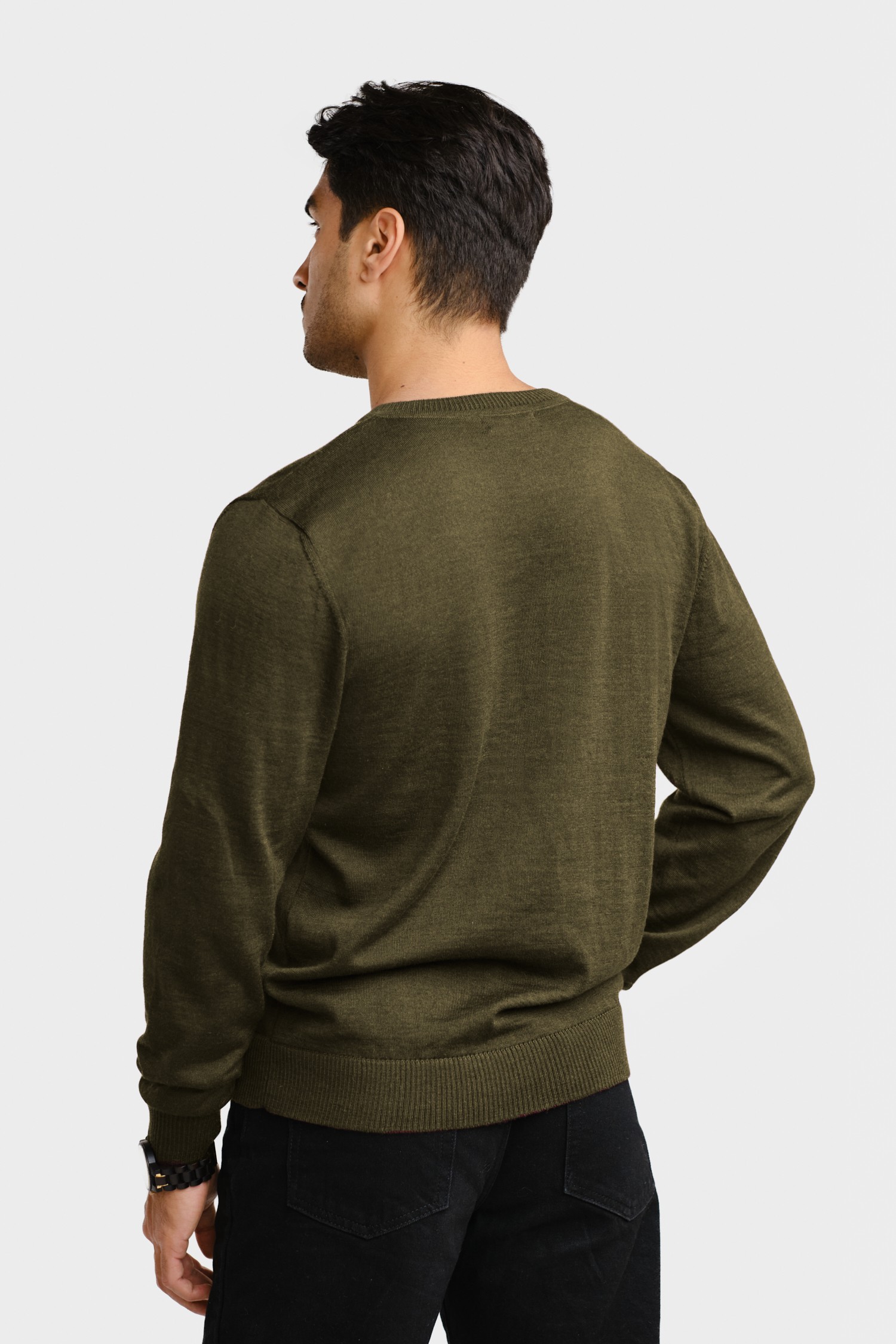 STAY sweater, dark olive - Image 4