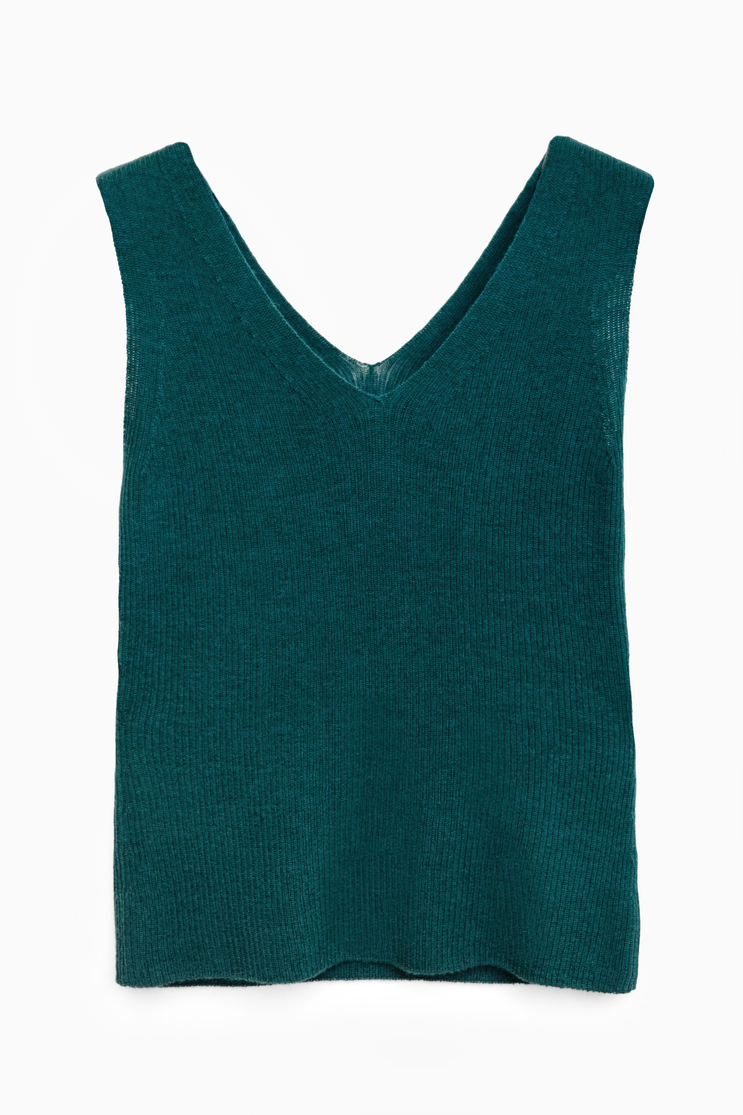FLOW knitted top, darkteal - Image 6