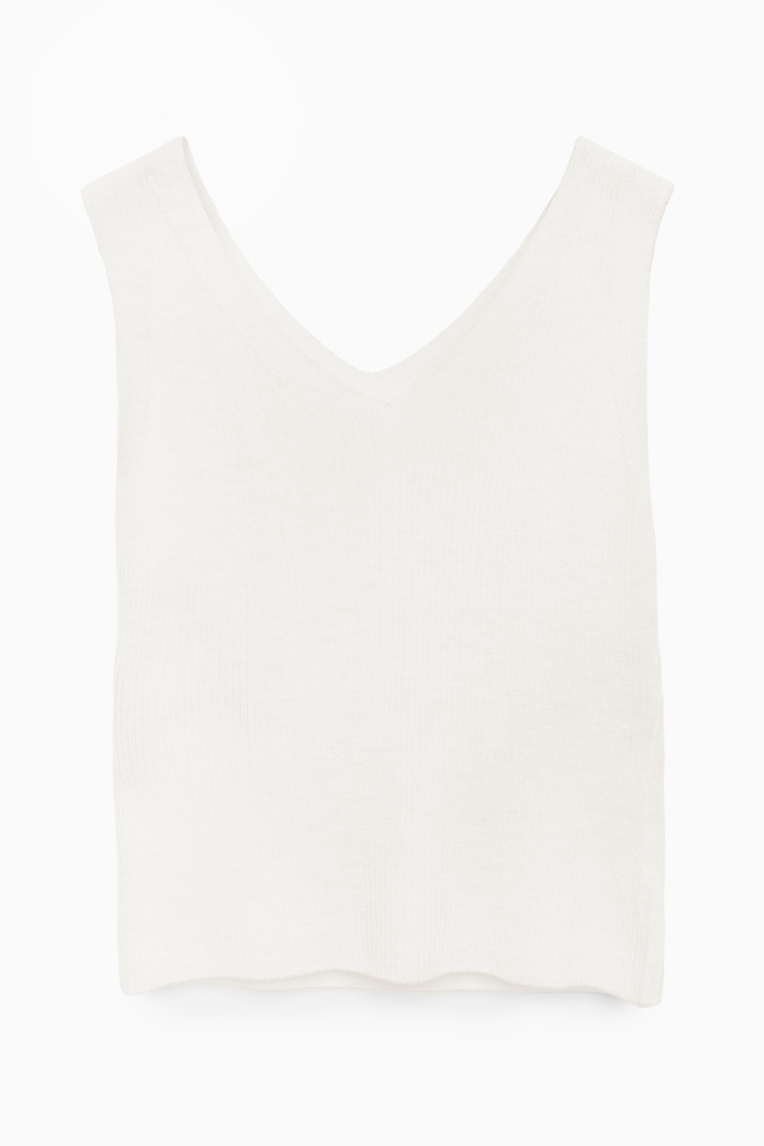 FLOW knitted top, white - Image 4