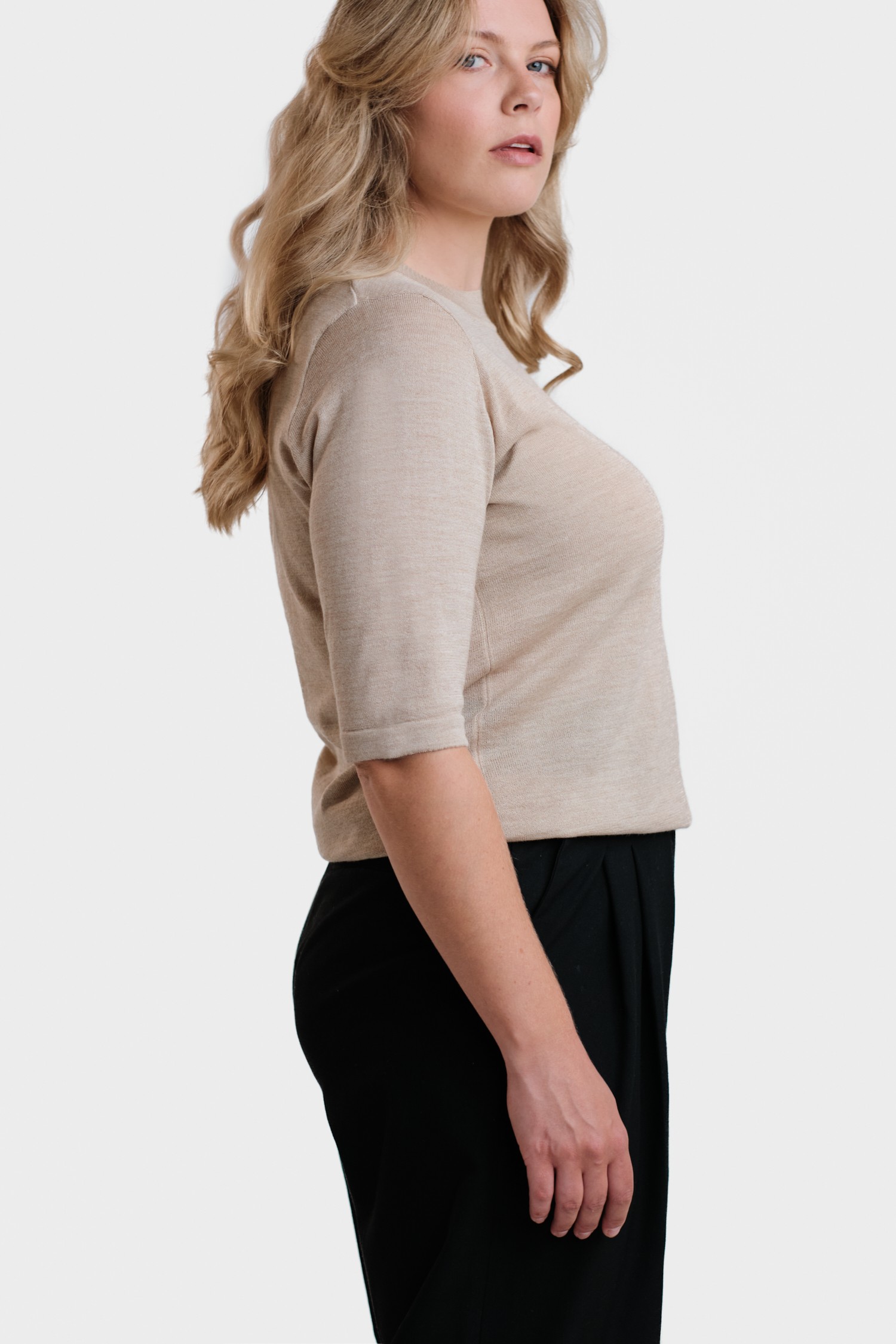 PEARL T-shirt, beige - Image 3