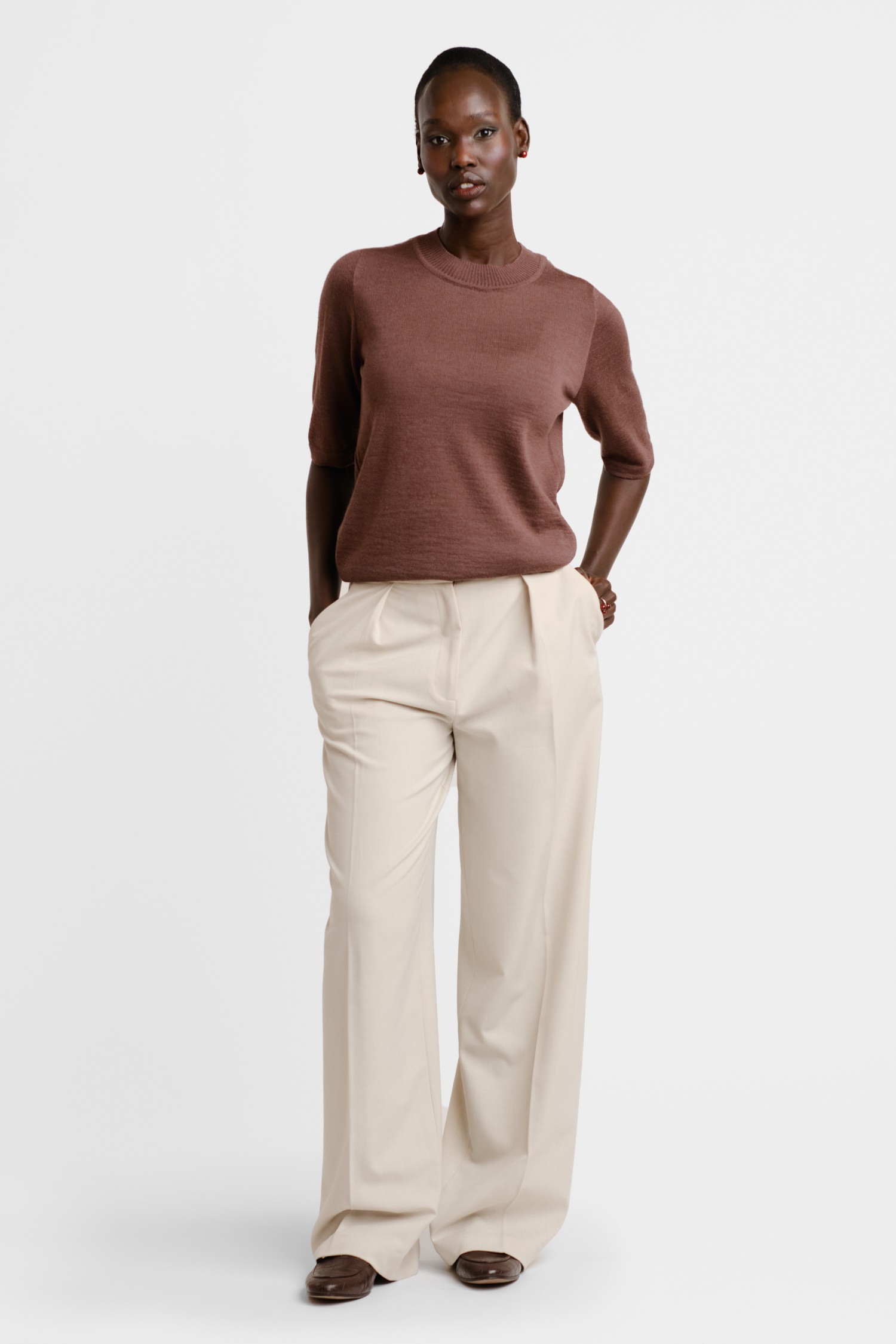 PEARL T-shirt, cacao