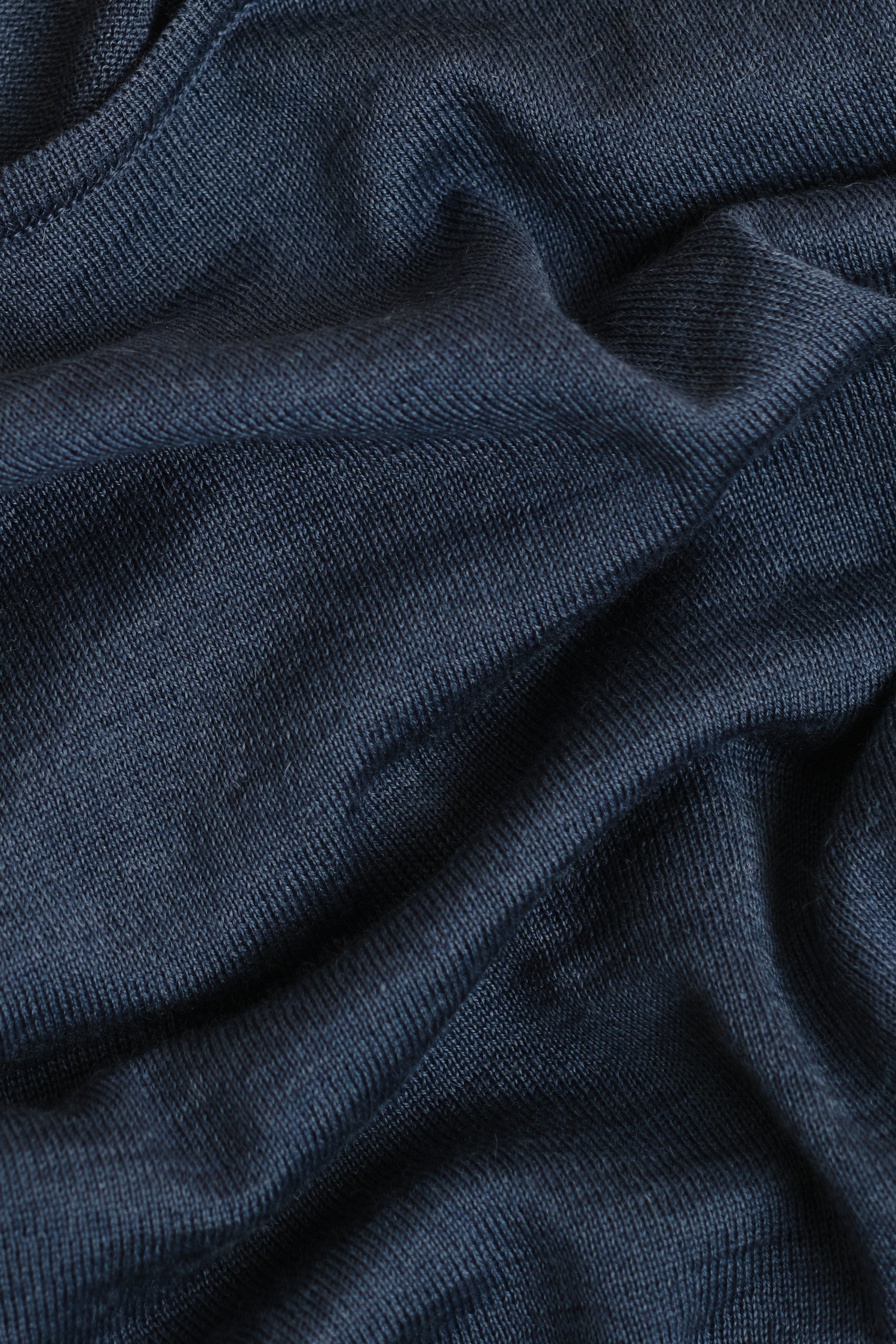 SIMPLE knit T-shirt, denim blue - Image 3