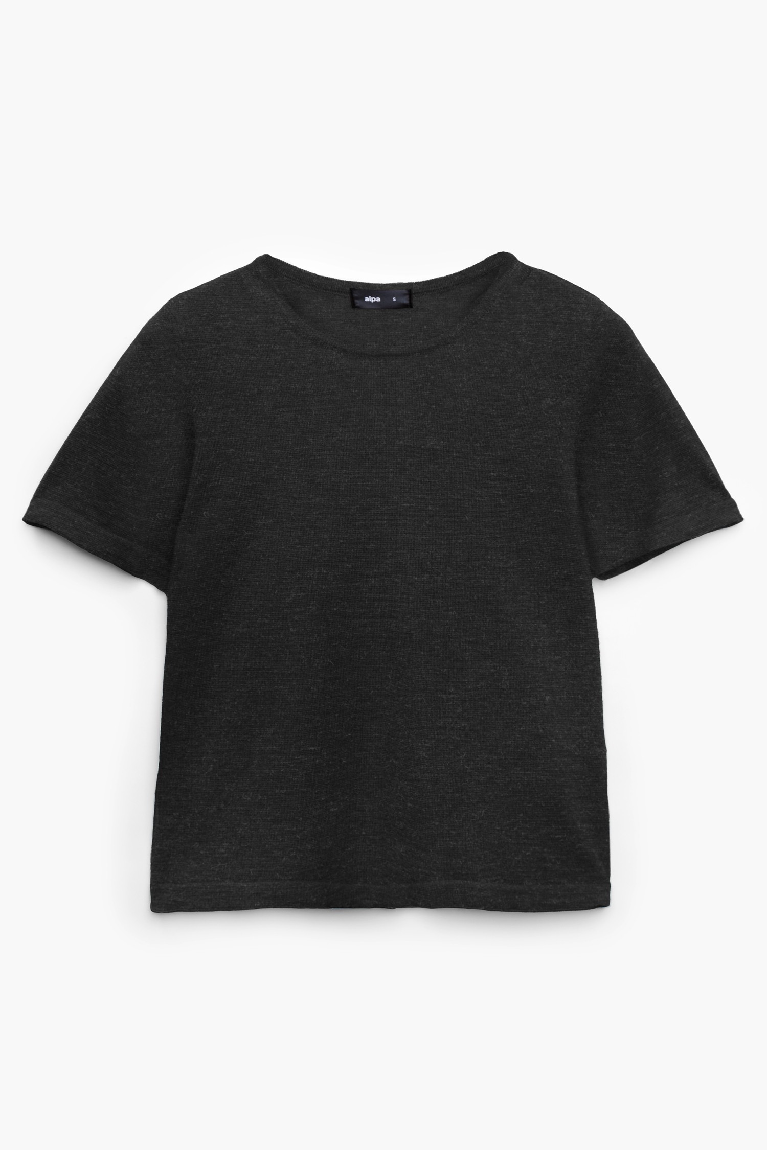 SIMPLE knit T-shirt, graphite - Image 2