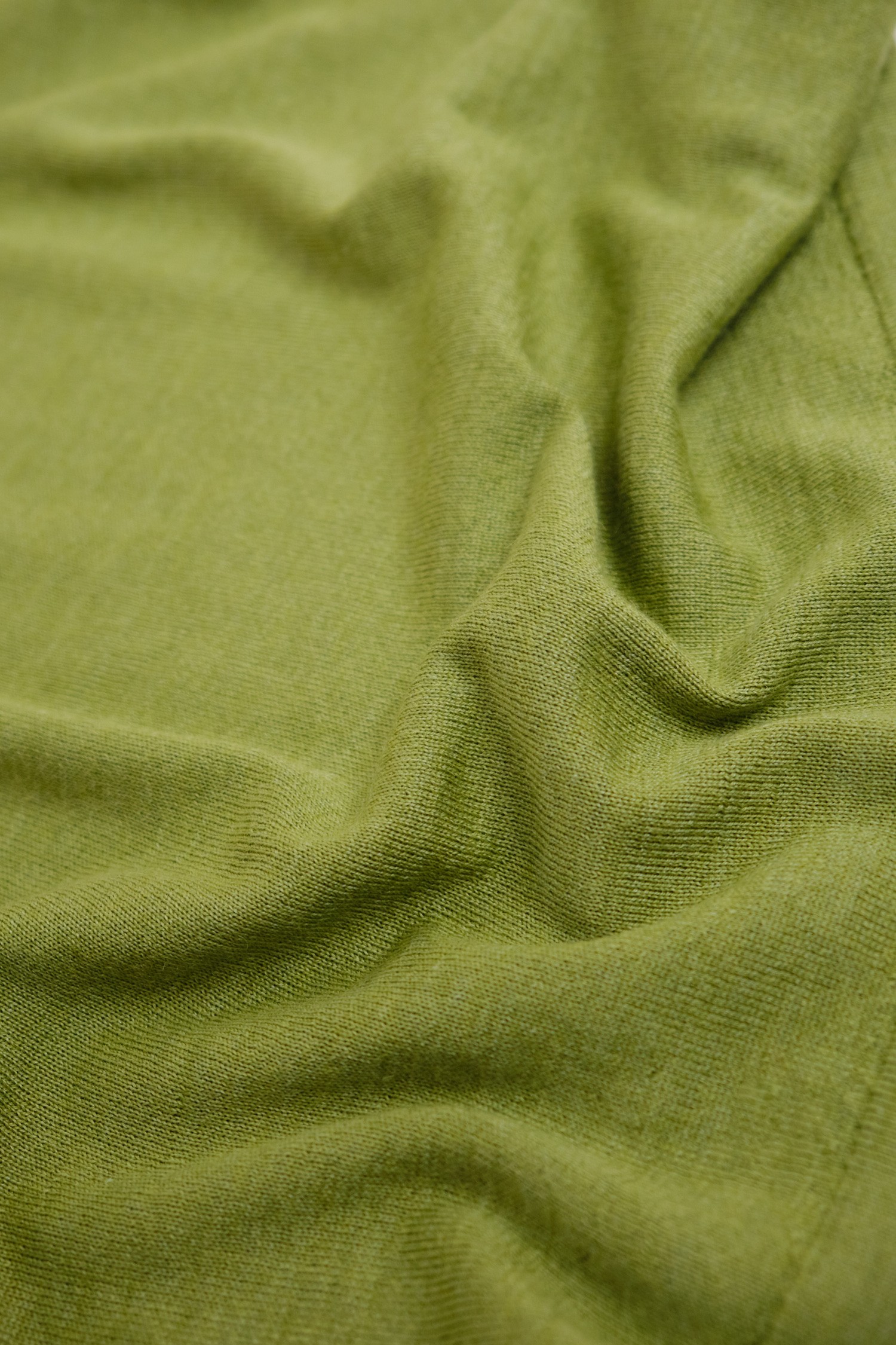 SIMPLE knit T-shirt, lime - Image 4