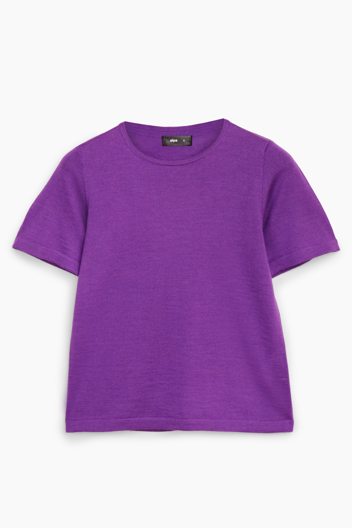 SIMPLE knit T-shirt, violet - Image 5
