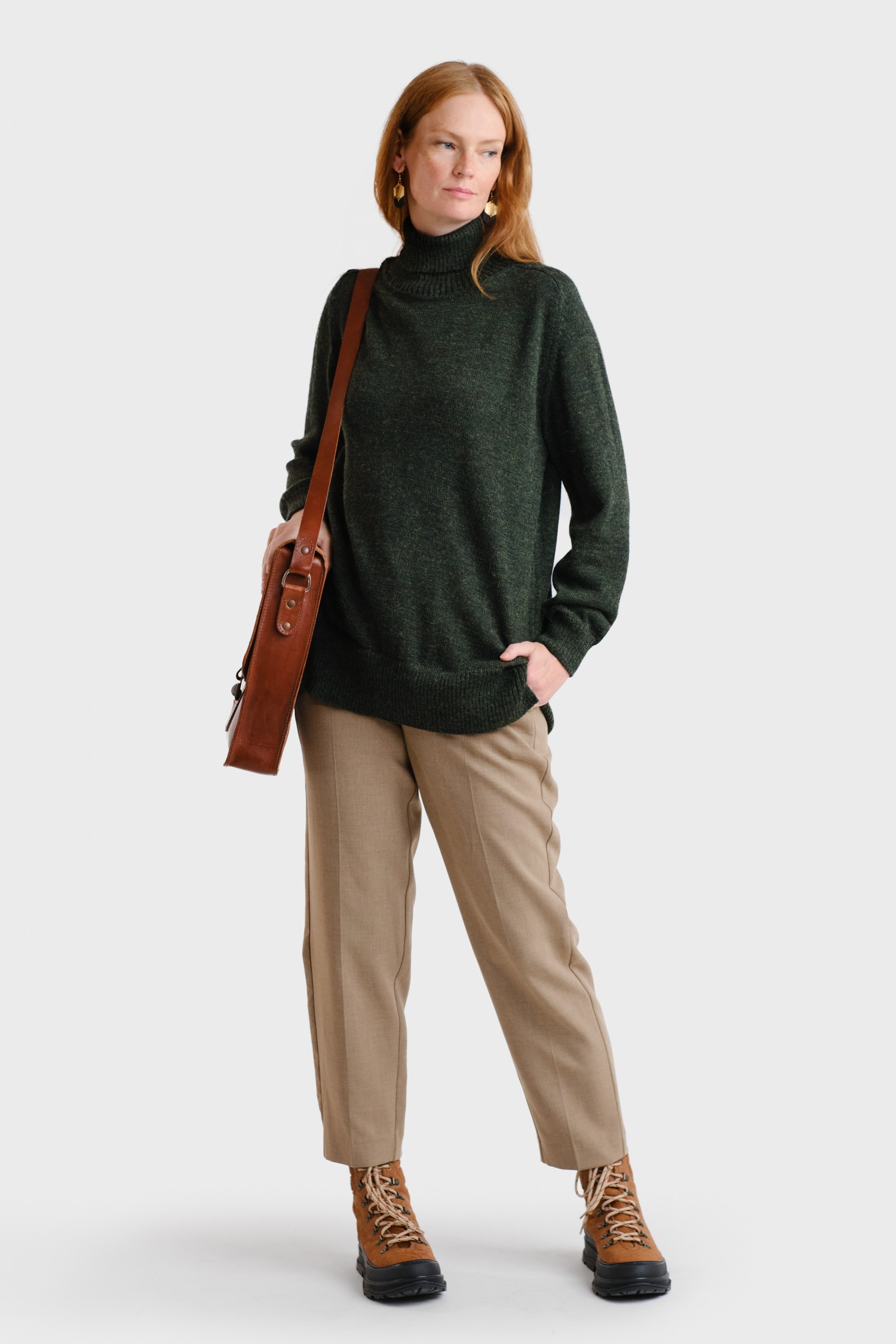 MELLOW sweater, forest green - Image 3