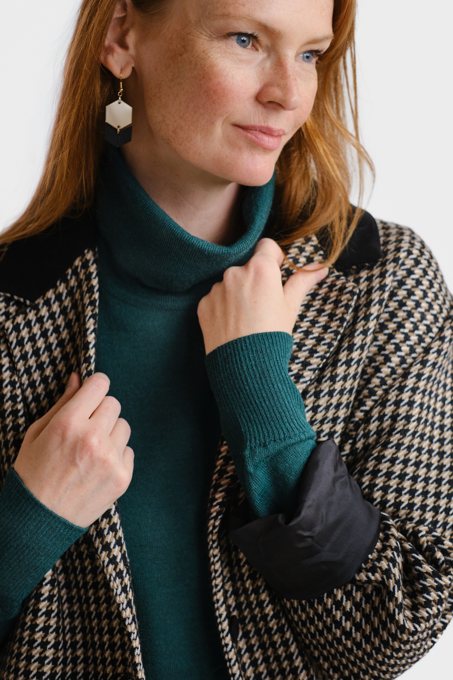 SMOOTH turtleneck, dark teal - Image 4