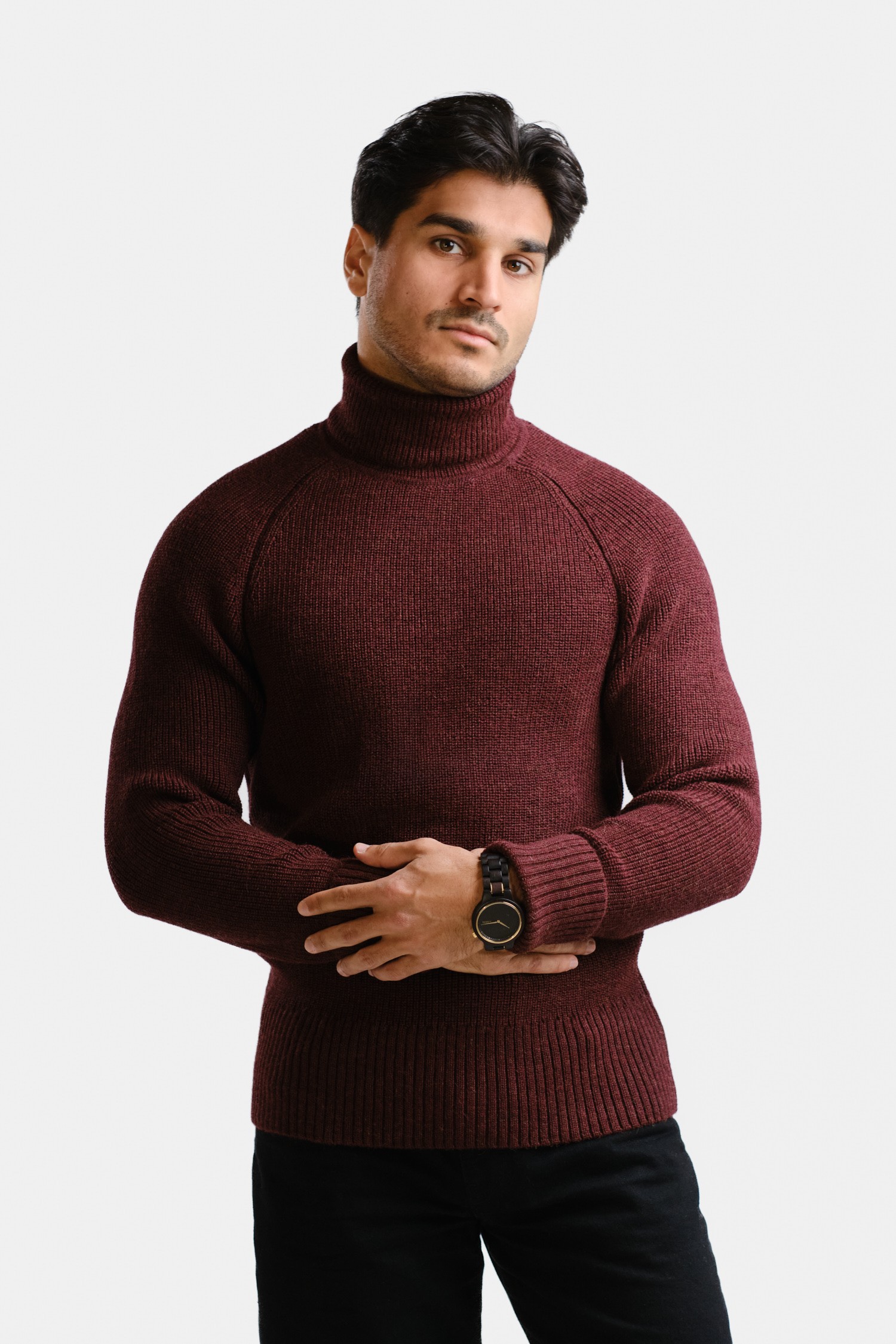 VESIKKO turtleneck, bordeaux - Image 2