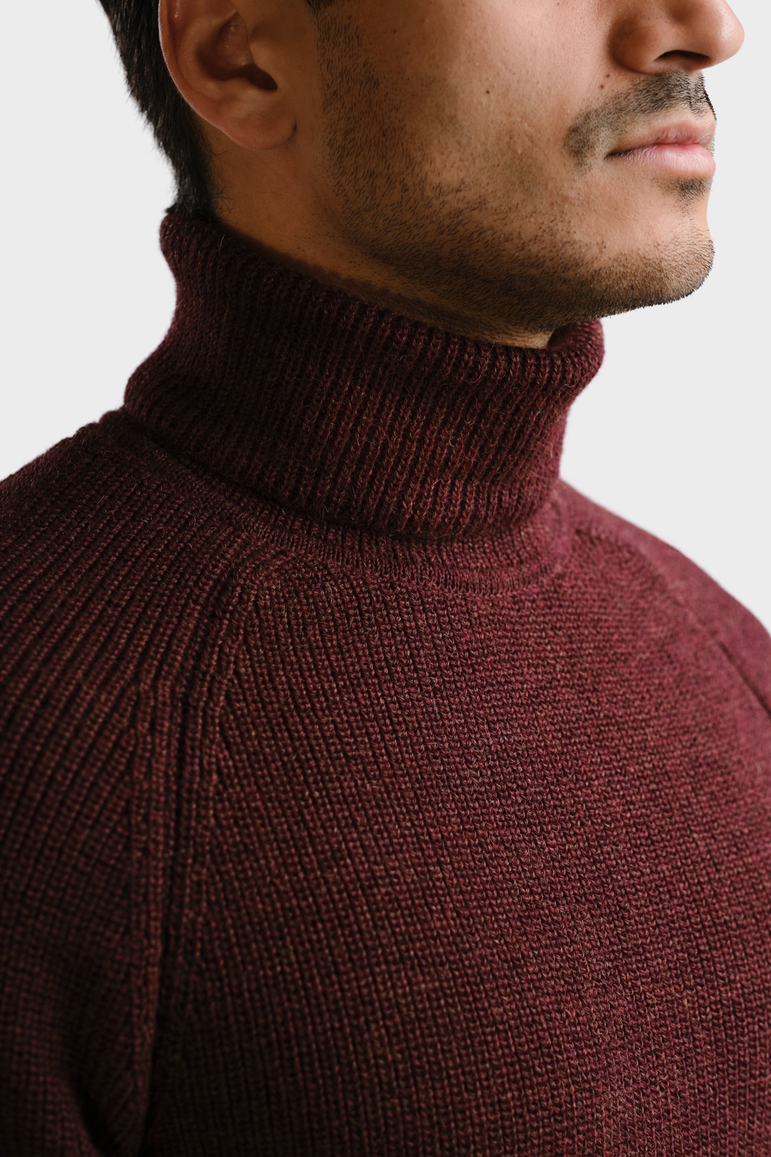 VESIKKO turtleneck, bordeaux - Image 5