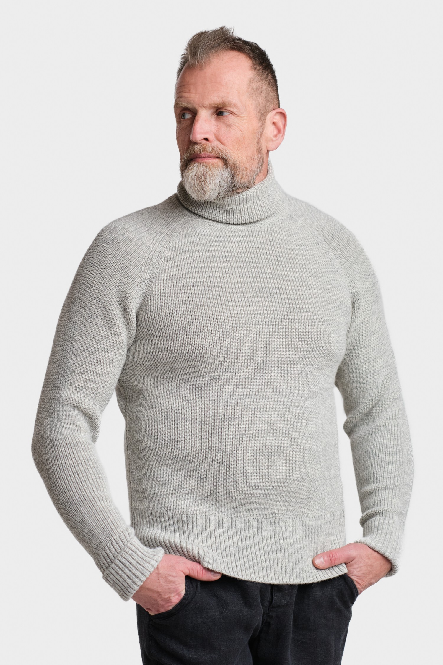 VESIKKO turtleneck, light grey