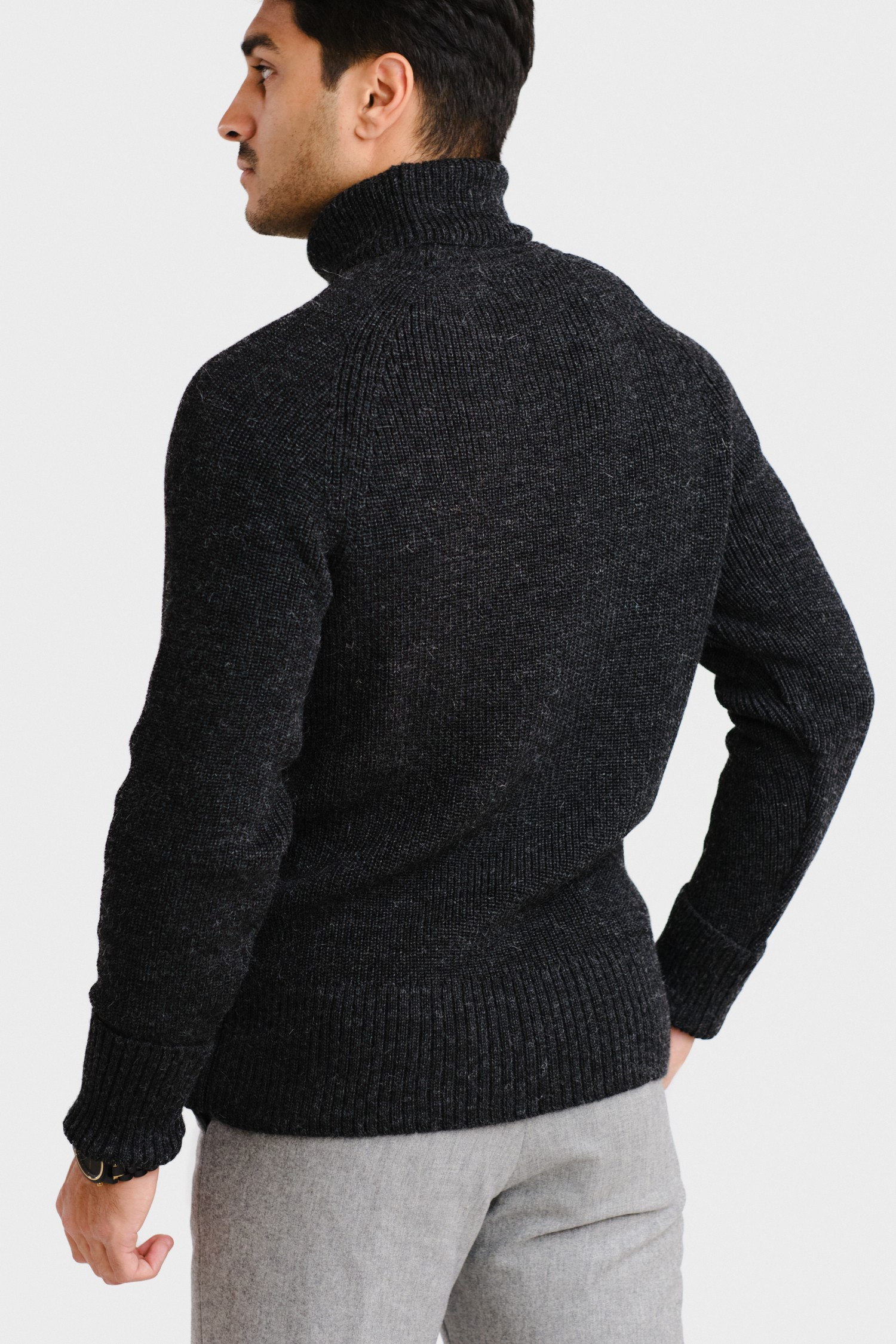 VESIKKO turtleneck, charcoal - Image 4