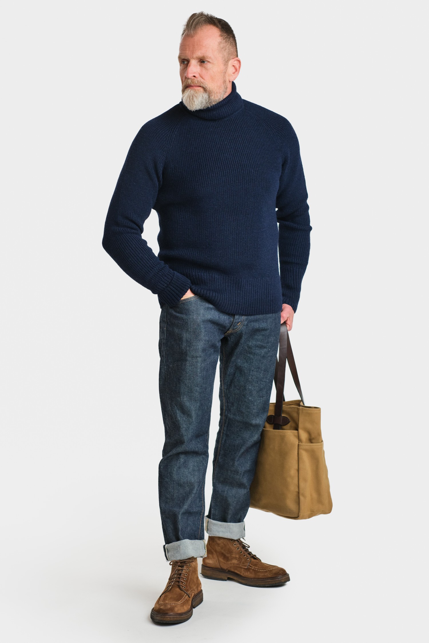 VESIKKO turtleneck, navy - Image 2