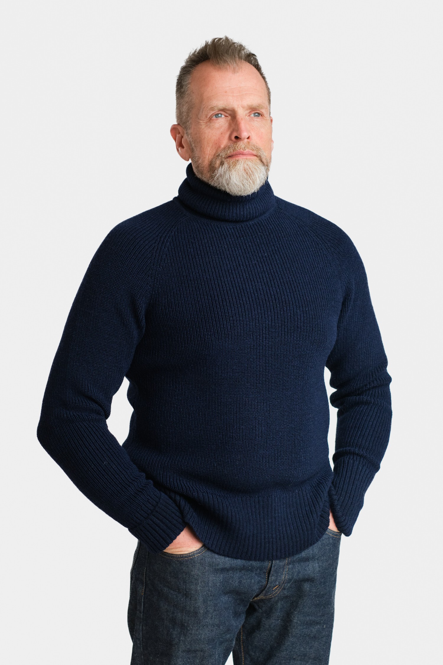 VESIKKO turtleneck, navy - Image 3