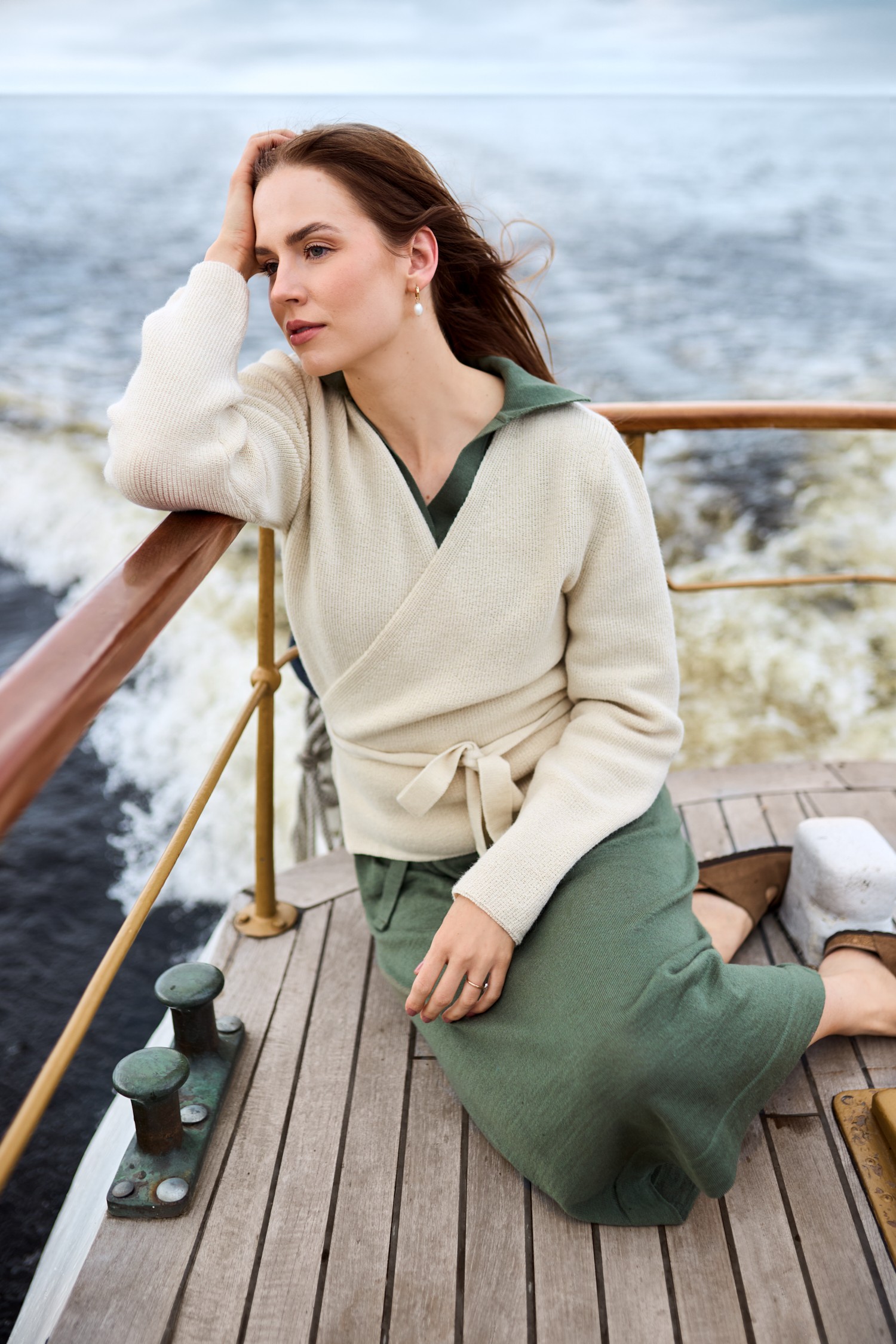 CALM cardigan, off-white - Image 5