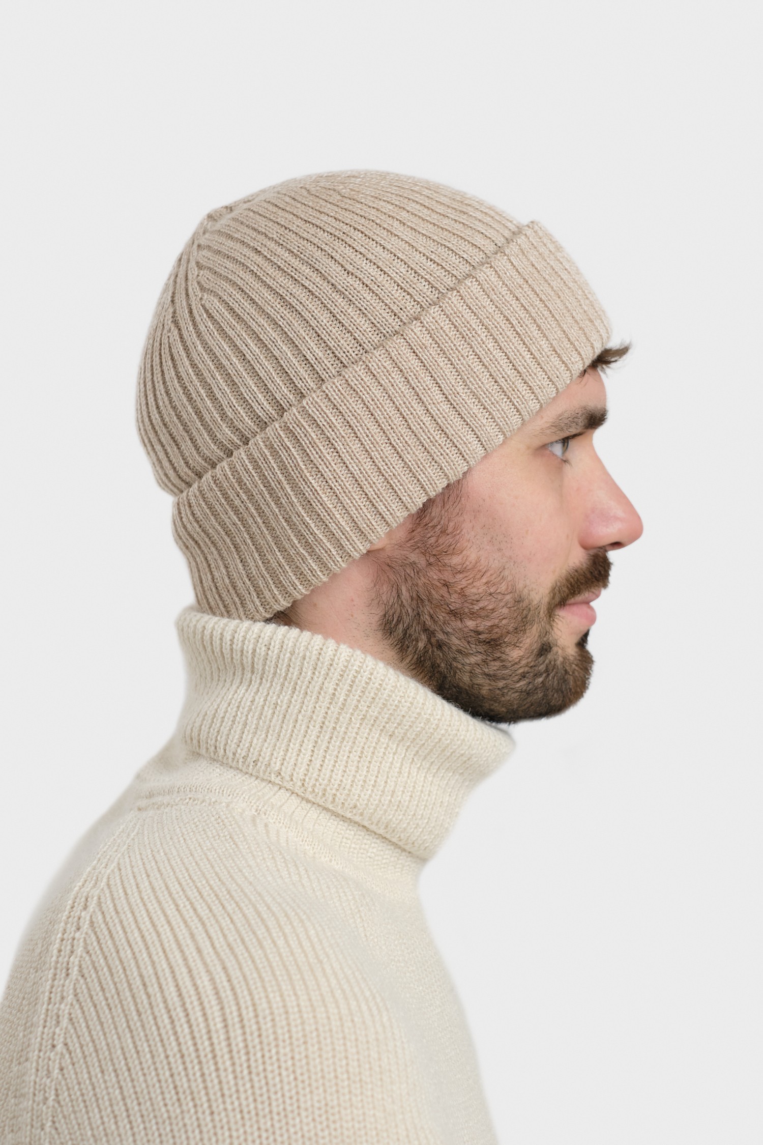 FOLD beanie, beige - Image 2