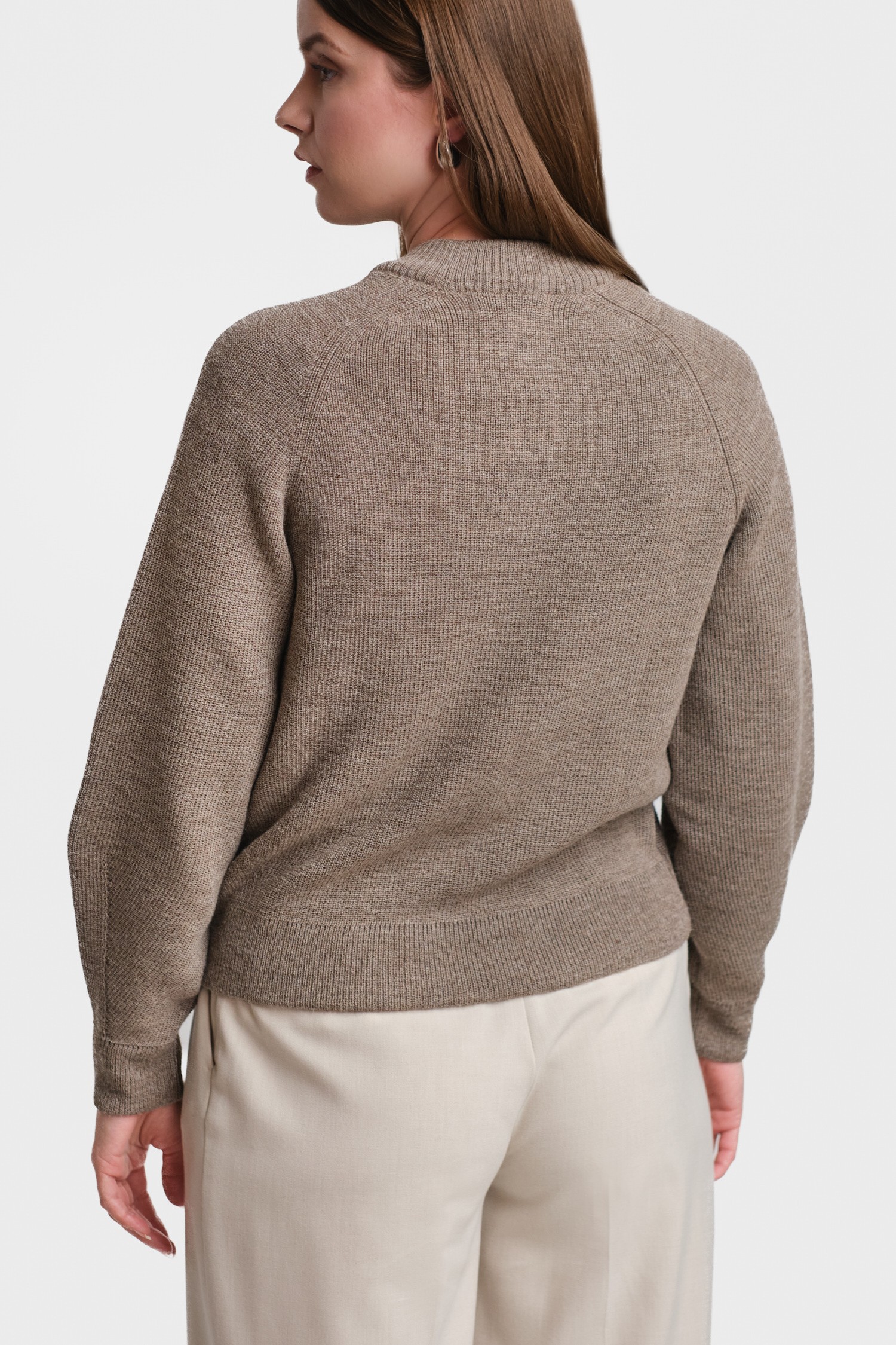 SOON cardigan, dark greige | Alpa