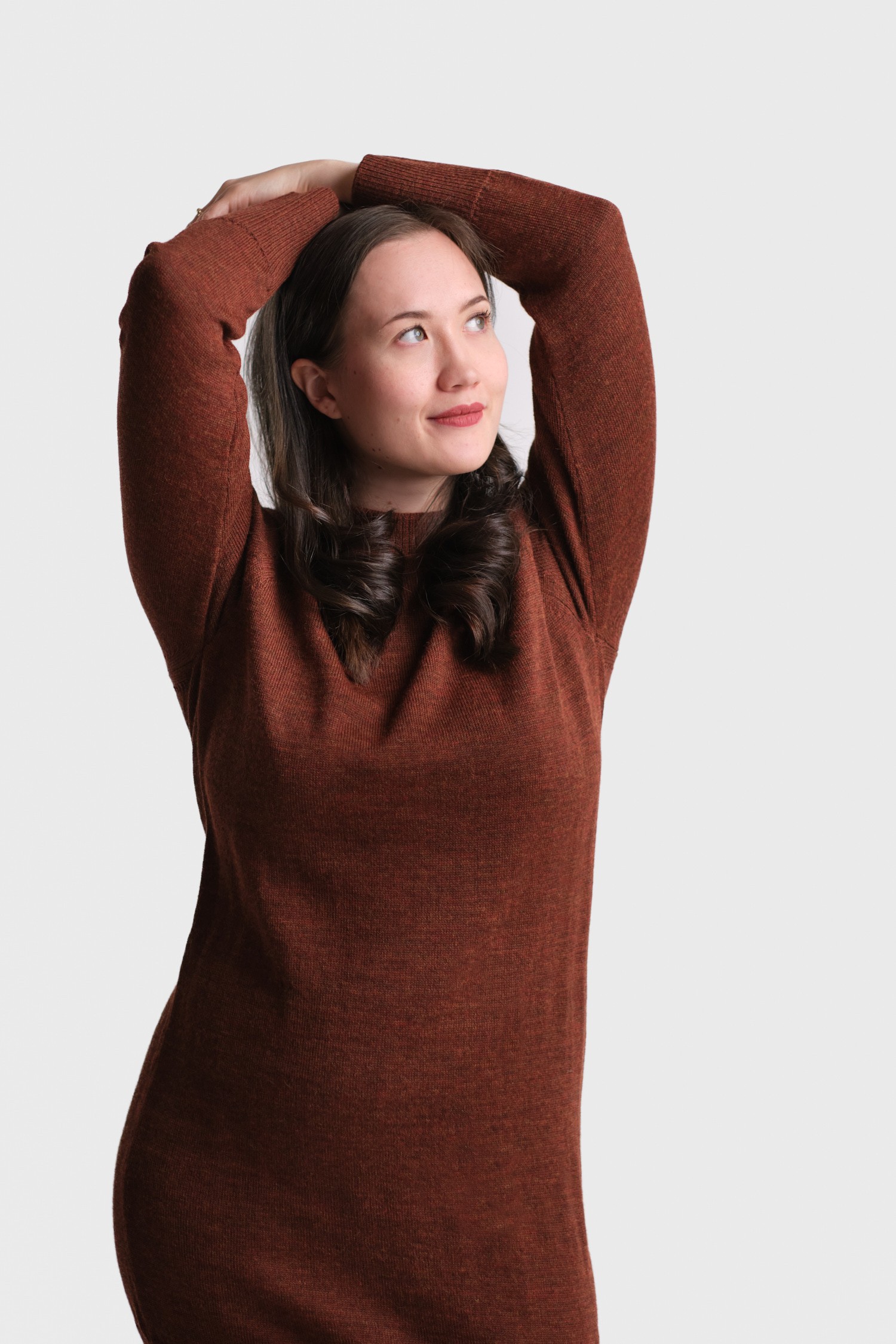 SHINE dress, mahogany - Image 3