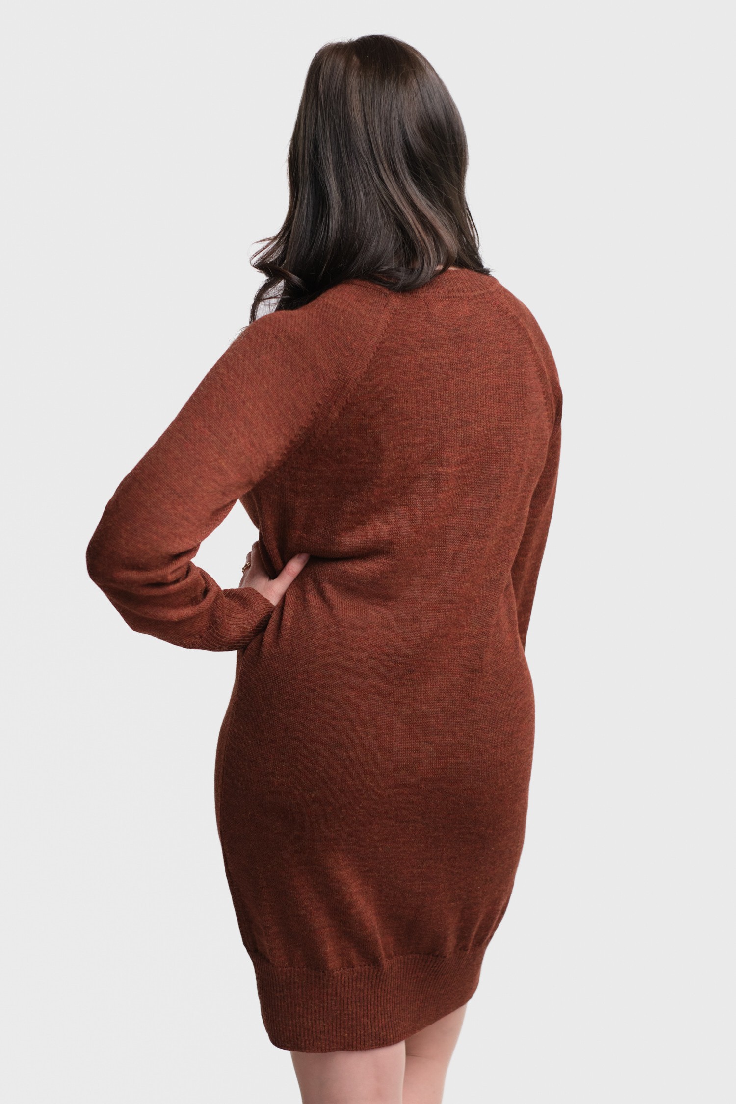 SHINE dress, mahogany - Image 5