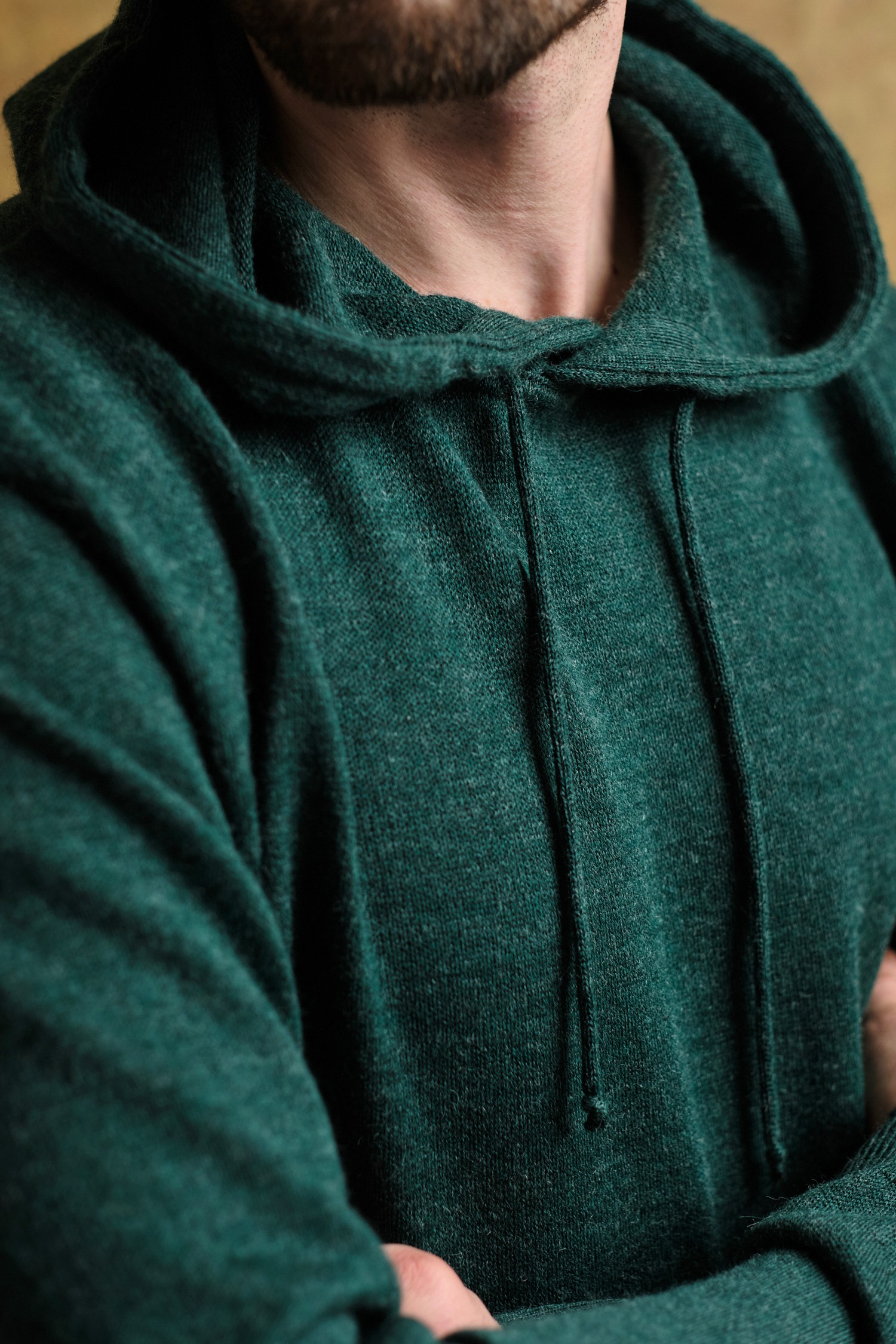 HOODIE alpaca hoodie, deep green - Image 4