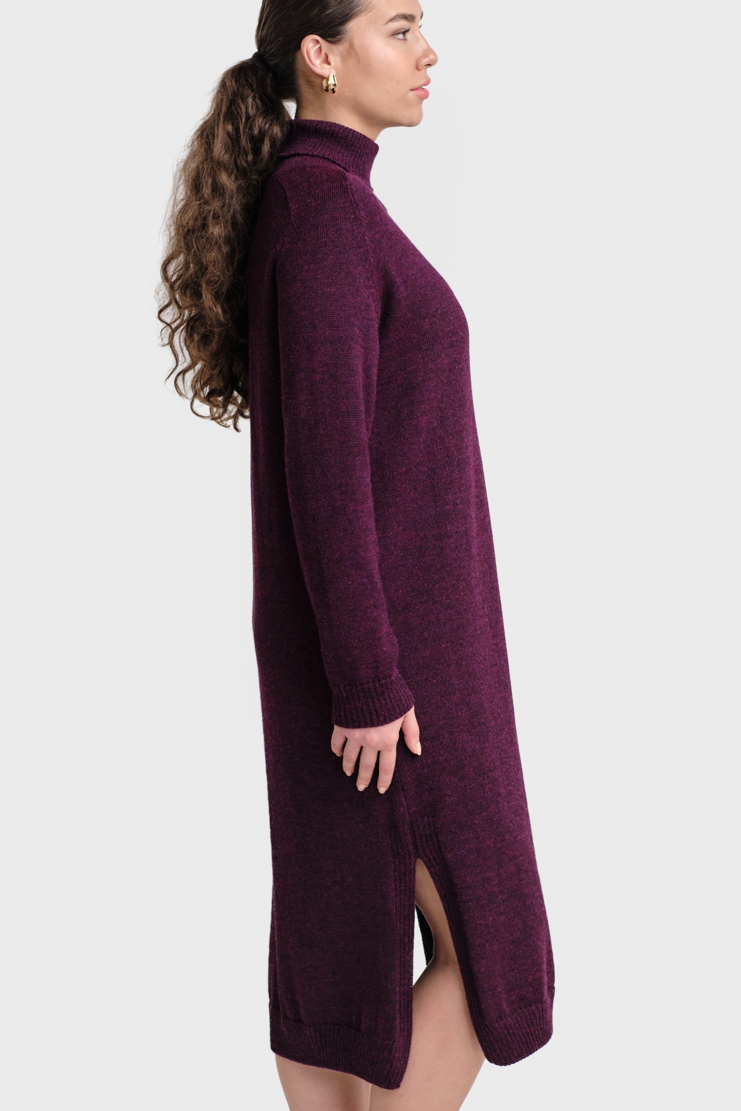 COZY maxi dress, plum - Image 3