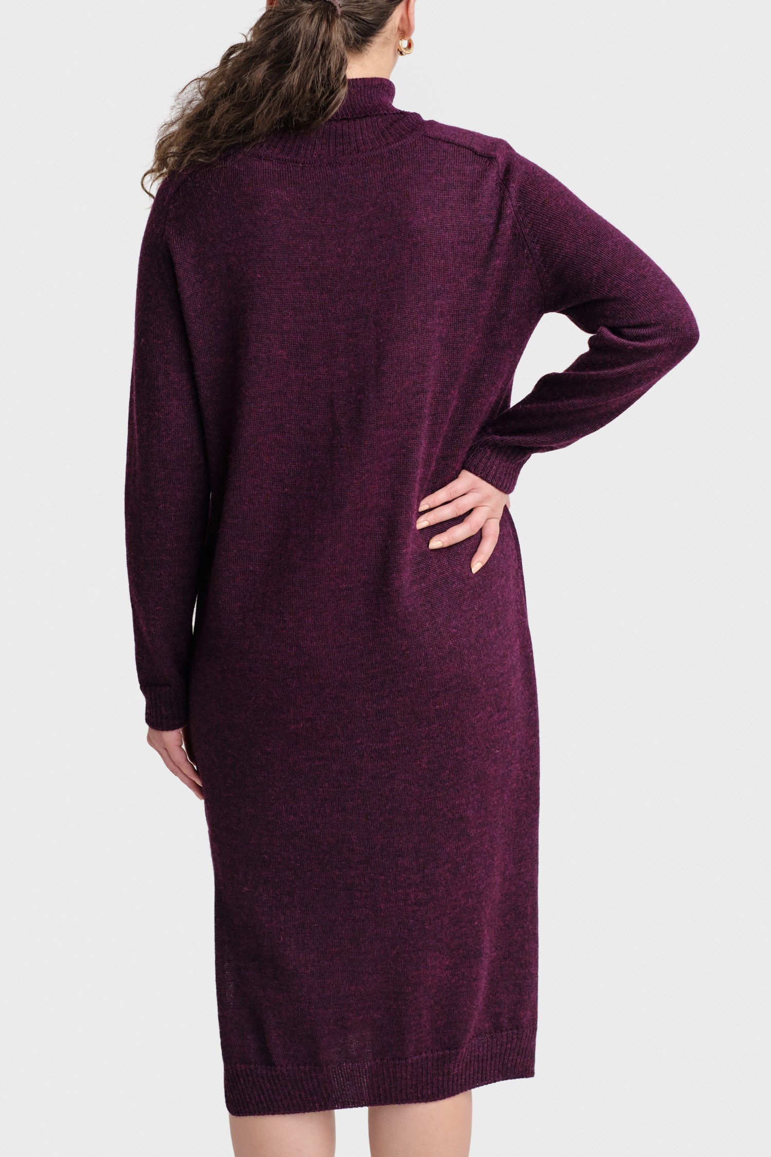 COZY maxi dress, plum - Image 4