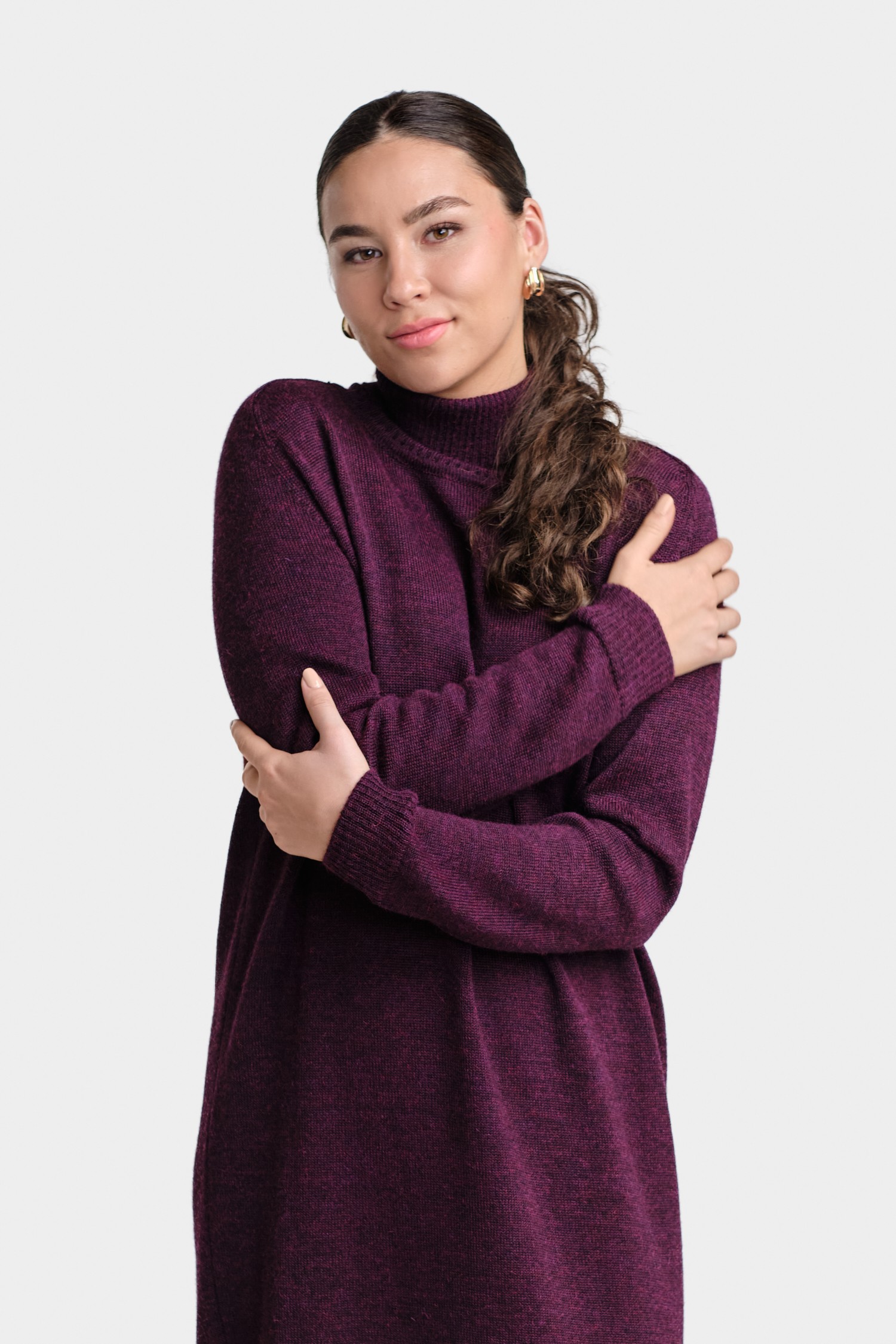 COZY maxi dress, plum - Image 2